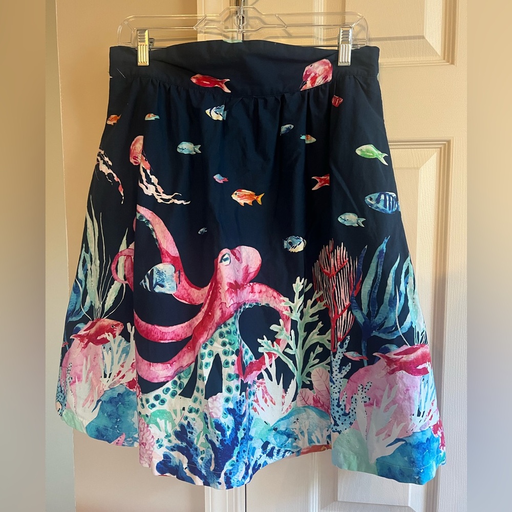 ModCloth Under the Sea Skirt